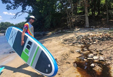 Load image into Gallery viewer, Evolve Movement 10&#39;6&quot; Inflatable Paddle Board with Paddle - Used