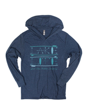 Load image into Gallery viewer, Lake Life Hooded Long Sleeve Tee